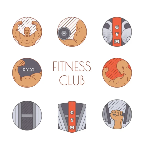 Vectorillustratie van fitness — Stockvector