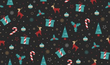 Parlak Noel chuck kumaş için