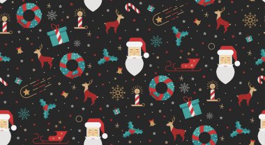 Parlak Noel chuck kumaş için