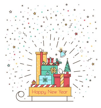 Baskı için Noel süsleri