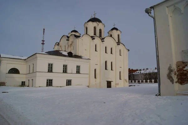 Veliky Novgorod Paisaje Invierno —  Fotos de Stock