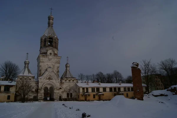 Veliky Novgorod Téli Táj — Stock Fotó