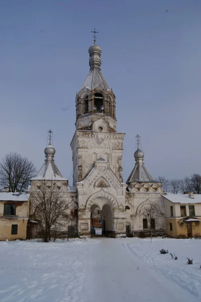 Veliky Novgorod Paesaggio Invernale — Foto Stock