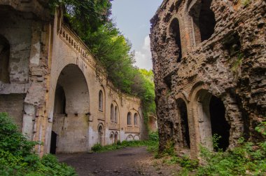 Eski bir Tarakanivsky Fort Dubno, Ukrayna yakınındaki Harabeleri