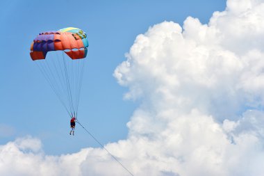 Parasailing. paraşüt.