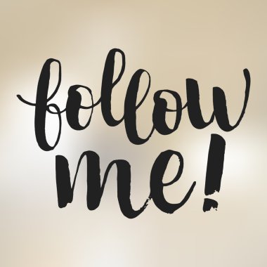 El çizilmiş fırça yazı 