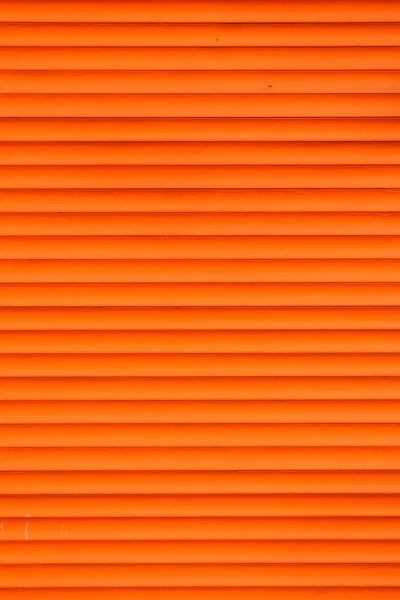 橙色的水平辊卷帘百叶窗 — 图库照片