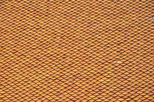 Asijské hnědá Keramická střešní krytina textury — Stock fotografie