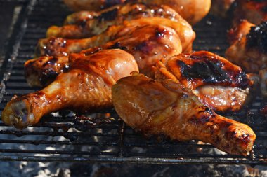Barbekü tavuk eti ızgara