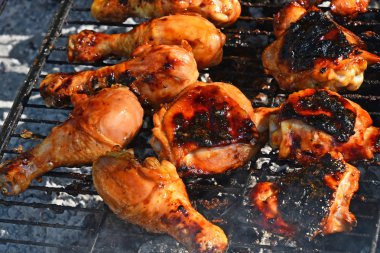 Barbekü tavuk eti ızgara