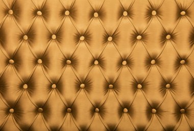 Altın capitone kumaş döşeme doku tufted