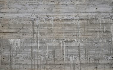 Çimento beton duvarla sarkmalar ve çalışır