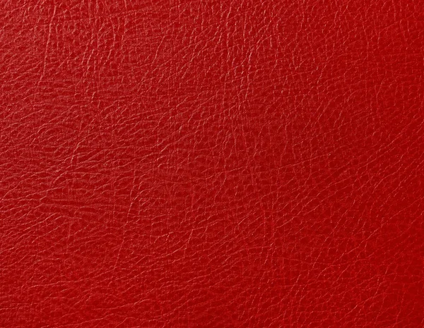 Patrón Textura Fondo Grano Cuero Natural Rojo Escarlata Directamente Encima — Foto de Stock