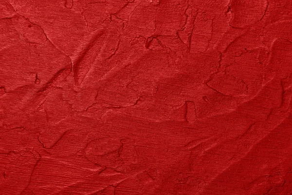 Gros Plan Rouge Écarlate Vif Abstrait Texture Fond Surface Inégale — Photo