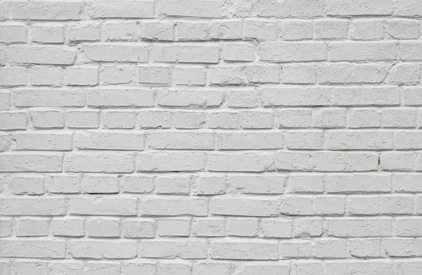 White Painted Brick Wall Background Texture Pattern Close — Stock Photo, Image