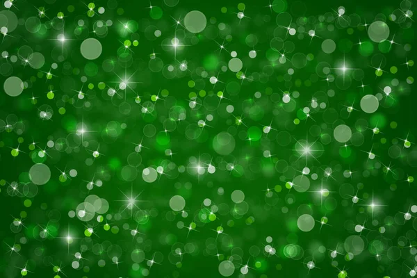 Абстрактный Темно Зеленый Рождественский Зимний Фон Падающих Снежных Боков Искр — стоковое фото