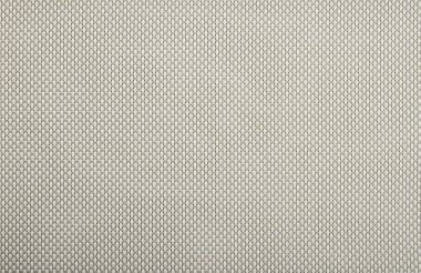 Background texture of horizontal gray and vertical white wicker braided plastic double strings with small mesh
