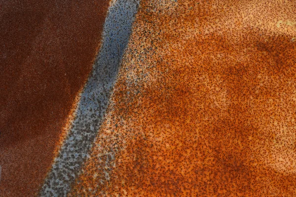 Vintage vivid rust stained corroded metal surface — Stock Photo, Image