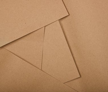 Tasarım sanatı için çeşitli doğal kahverengi kağıt kağıtların soyut arkaplanını kapat