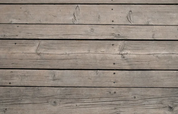 Panel de madera vintage con tablones horizontales y huecos — Foto de Stock