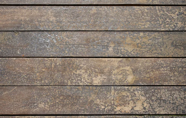 Vintage wooden panel with horizontal planks and gaps — Stock Photo, Image