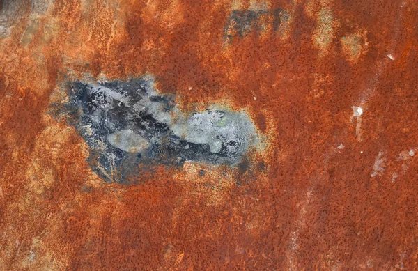 Bright rust stained corroded metal surface — Stock Photo, Image