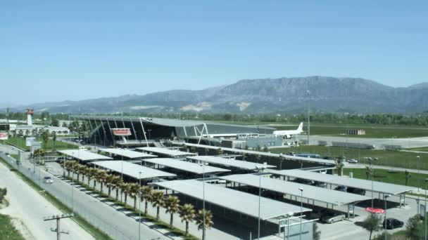 Airport time lapse — Stock Video