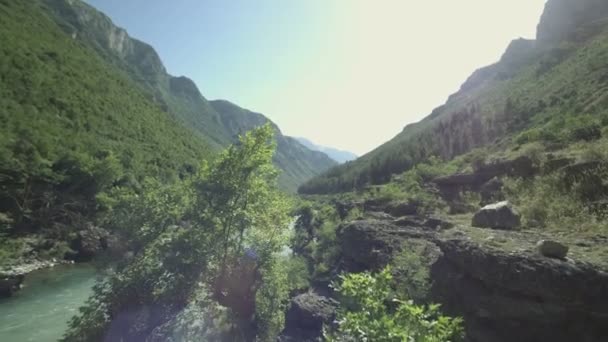 Valle del río — Vídeo de stock