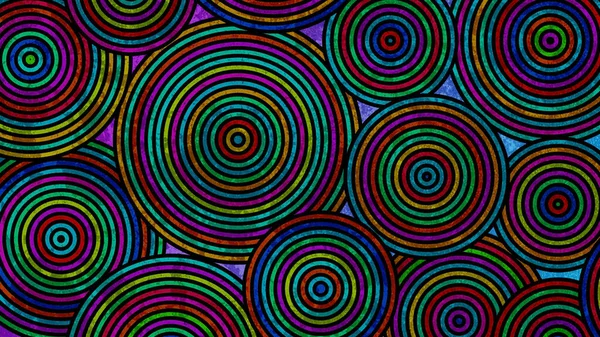 Retro Psychedelic Background Discreet Colors — Stock Photo, Image