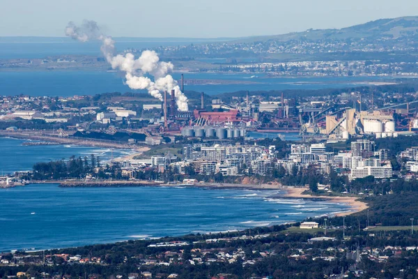 Vapeur Des Aciéries Woolongong Nsw Australie — Photo