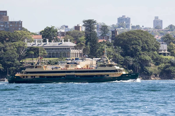 Sydney Harbour Ferry Collaroy Route Entre Circular Quay Manly — Photo