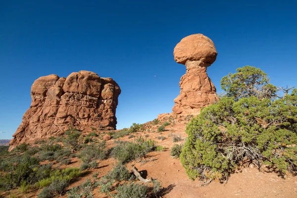 Ausgewogene Felsen Bögen Nationalpark Utar Usa — Stockfoto