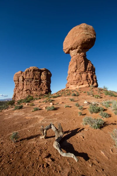 Balanced Rock Parque Nacional Arches Utar Estados Unidos — Foto de Stock