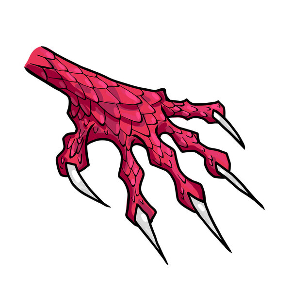 Dragon or monster paw
