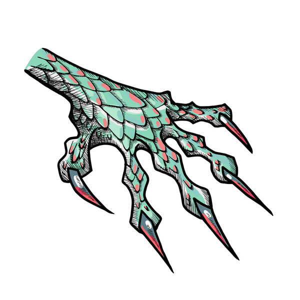 Dragon or monster paw