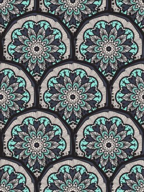 mandala pürüzsüz desen