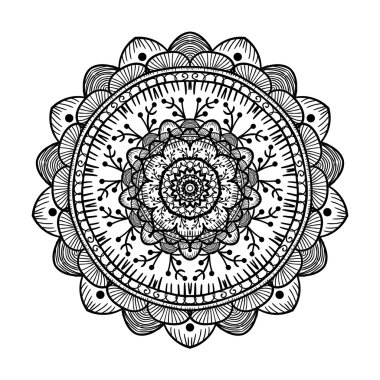 Mandala satırı şablonu 