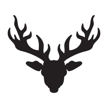 Boynuzlu geyik kafası