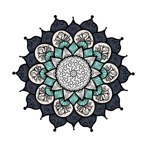 Modèle de ligne Mandala — Image vectorielle