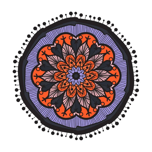 Modello di linea Mandala — Vettoriale Stock