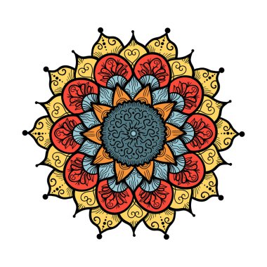 Mandala satırı şablonu 