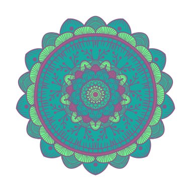 Mandala satırı şablonu 