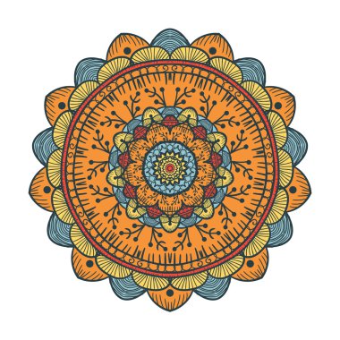 Mandala satırı şablonu 