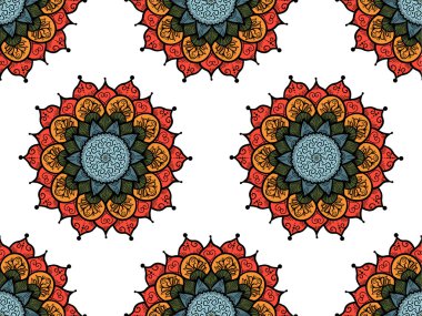 mandala pürüzsüz desen