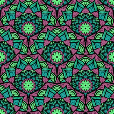 mandala pürüzsüz desen