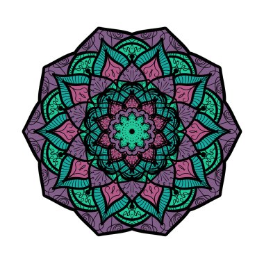 Mandala satırı şablonu 