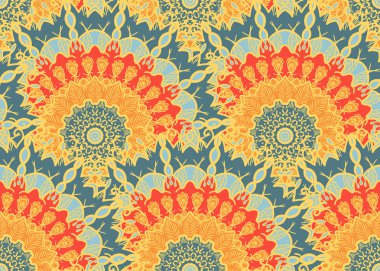 mandala pürüzsüz desen