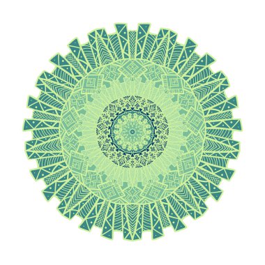 Mandala satırı şablonu 