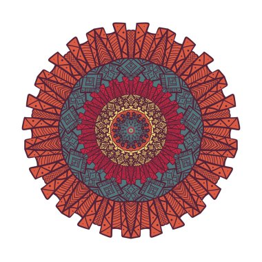 Mandala satırı şablonu 