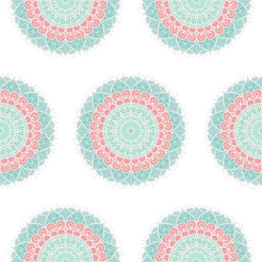 mandala pürüzsüz desen